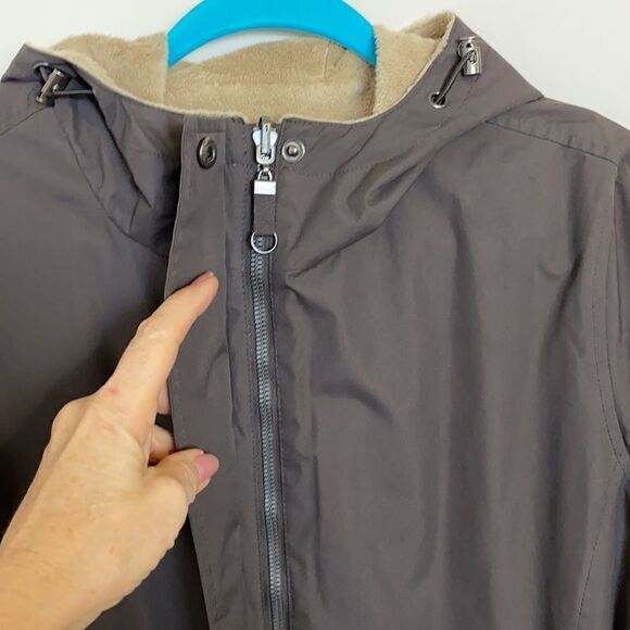 Free Country Jacket Reversible Raincoat with Faux Fur. Large EUC - Picture 6 of 9